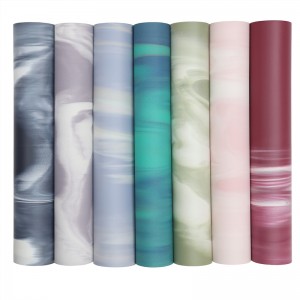 Tie en marbre Die Pu Rubber Yoga Mat